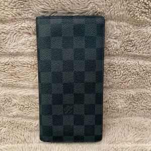 LOUIS VUITTON DAMIER GRAPHITE BRAZZA WALLET